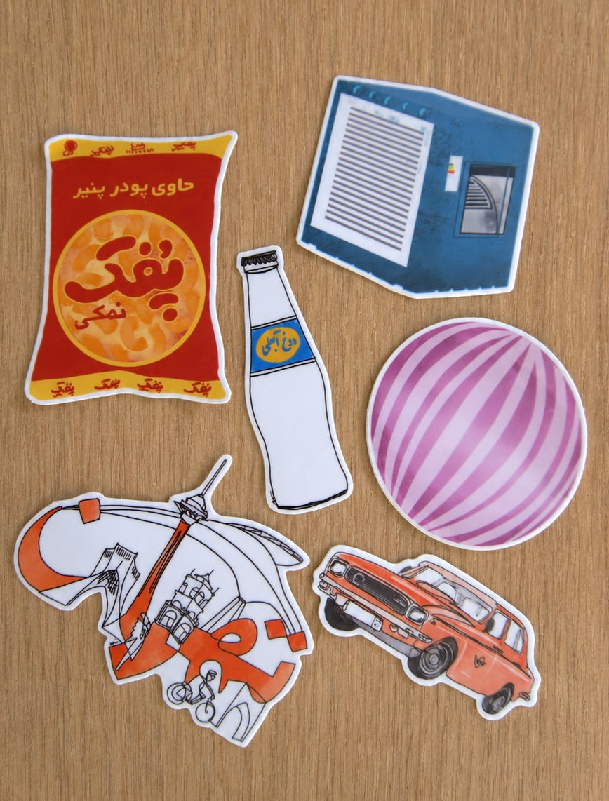 Tehran Nostalgia Sticker Set