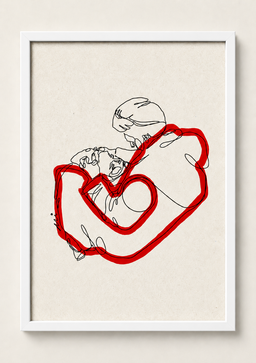 Safe Home — framed print